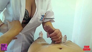 i love showing off my big natural tits and curvy latina ass in this homemade video with a happy ending massage