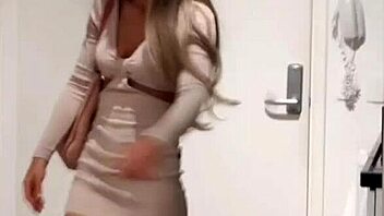 I get home all tired and end up with a wild cock massage in the bedroom from this hot teen Latina.