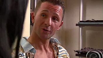 Easterbells features aletta ocean taking david perry's monster cock in deepthroat cumshot action.