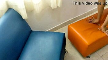 real homemade sex of young latina couple with creampie