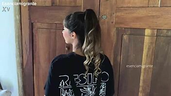 Daddy, your babysitter is home alone, wanna help me explore some naughty anal toys?