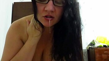 Your busty milf sucks that cock until cum fills her mouth in homemade pov