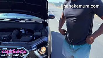 Asiática Gostosa E Flagrada Fazendo Sexo Na Rua - Big Ass Latina - Lina Nakamura - John Coffee