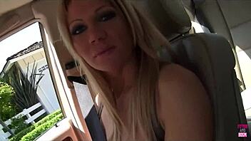 In The Toilet Christina Rubs Her Cunt While Swallowing That Big Black Cock!