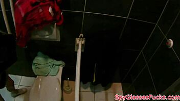 eurobabe gets pov action on spycam in public spot