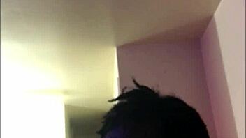 My wife with her new blonde hair takes it doggystyle from behind.