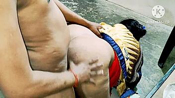 Indian Desi Maid Gets Funked Hard by Owner in Doggystyle!