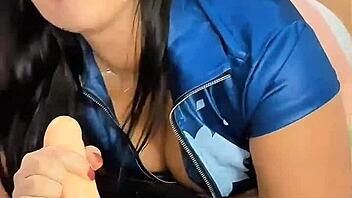 hey, watch this hot latina fucking a guy and sucking a toy...