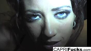 hey check out capri cavanni teasing her wet pussy and those amazing big tits playfully