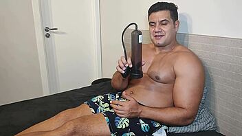 Yuri gaúcho, check out my new sex toy adding more pressure on masturbation for homemade solo fun.