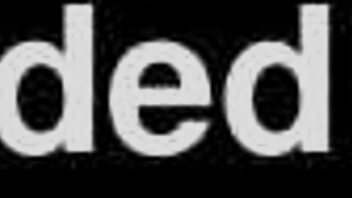 In a dark room yasmine woods screams while blindfolded and handcuffed in latex gloves