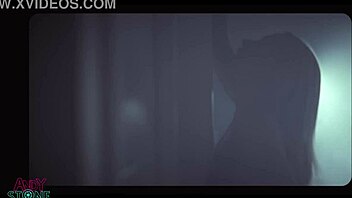 angie lynx performs a sensual striptease in heels, teasing with her cute blue eyes and big tits in this new production