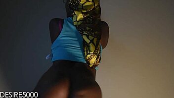 Deep Throat Blowjob with Eye Contact from Ebony Curvy Goddess at Home