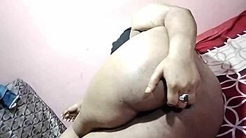 everbest black blouse angel showcases big natural tits