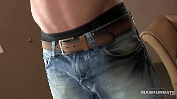 ripped my clothes off and jerked my big cock in this solo casting