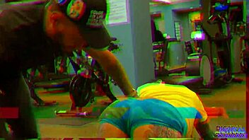 bianca bailee the busty latina milf joins her gym trainer for a fitness session