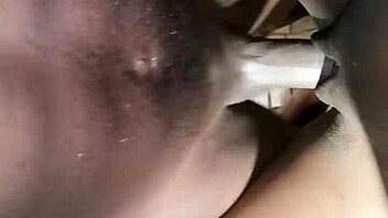 taking that massive black cock deep inside her tight pussy in the bathroom