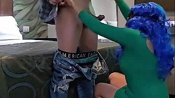 For Valentine's Day I give my curvy aunt a wig and she lets me fuck her while husband watches.