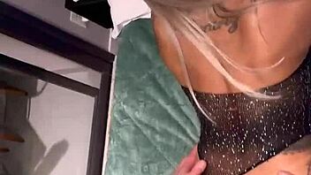 blonde with big assets enjoys session with tattooed slim guy full video on platforms