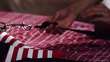 VivThomas - Alexa Tomas ties up Zoe Doll for some hot lesbian kissing and pussy licking action! 🔥👩‍❤️‍💋‍👩