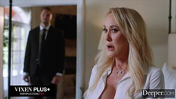 Oh man, I just love sharin' this cock with Kendra Sunderland and Brandi Love in our wild threesome, y'know?