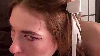 Oh yeah, that hot sloppy blowjob with my big dick feels amazing!