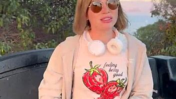 free sfw version of my first ever pornlog with sexy petite blonde flashing outdoors