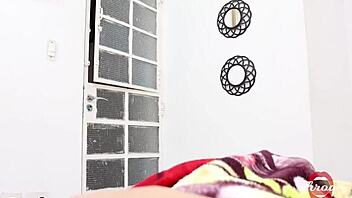 Brunette milf delivers deepthroat blowjob and swallows cum in pov.