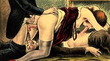 vintage erotic clip with antique vibes 😊 