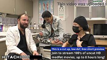 Doctor Tampa gives freshman Hitachi orgasm Jasmine Rose