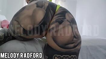 This slutty performer Melody Radford twerks and teases viewers.