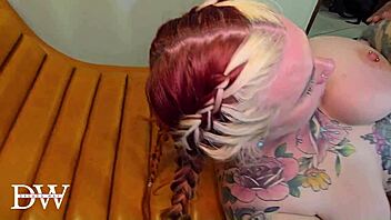 Redhead Pawg Arizona Rose Has Raunchy Hotel Hook-Up With Tattoo Bbc Dreadhead In Rough Interracial Creampie