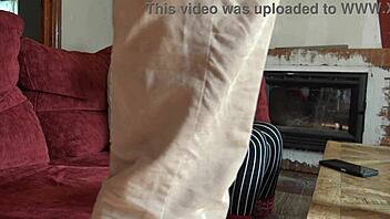 Pregnant Woman Touches Virgin Man's Cock for First Time