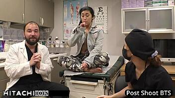 Doctor Tampa gives freshman Hitachi orgasm Jasmine Rose