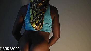 Deep Throat Blowjob with Eye Contact from Ebony Curvy Goddess at Home