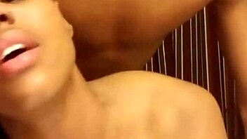 Ebony takes rough nasty fucking with big black cock in hotel