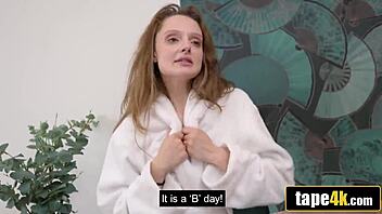 heartbroken russian teen dives into kinky rimming fun with couple