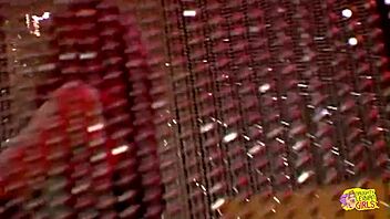 oh man this vintage striptease turns into hot blonde and kinky brunette ripping clothes for lesbian licking