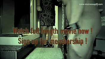 dominatrix mistress april - secret interrogation in military camp with brutal strapon femdom 😈🔒