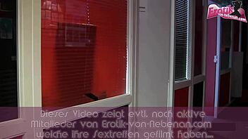 Dünne Deutsche Schlampen Dicken Anal und Vaginal mit Creampie im Swinger Club bei Party