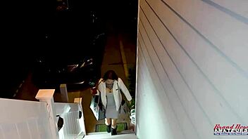 inked brunette parker skyes casually rubs her spot then sucks a huge cock during casting interview for fun