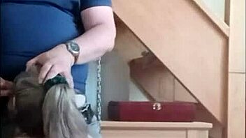 Why does this French housewife turn into a chained submissive whore for public humiliation with ice play, handcuffs, dirty talk, and outdoor blowjob in bondage session?