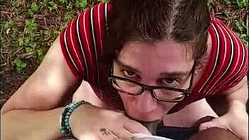 An Italian guy rode a big black cock bareback outside. He turned into a nasty whore sucking and getting pounded.