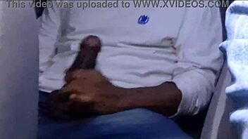 I caught this hung passenger jerking off in my rideshare car from behind