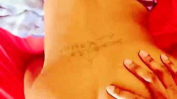 Ebony goddess and tatted king go wild in intense bareback sex session 😈