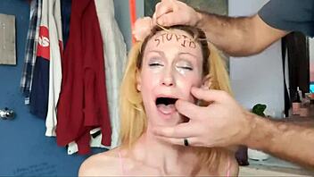 Intense face fucking compilation with slaps and spits 😈