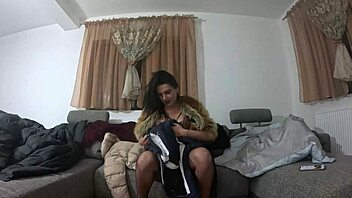 hey, wanna see me play with furs, down jackets, and this new sex toy? it's a hot preview!