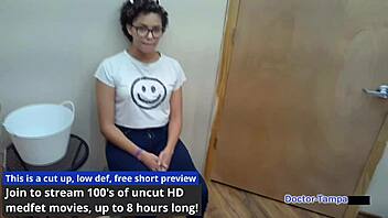 Dr. Tampa takes neighbor Rebel Wyatt through her first gyno exam experience