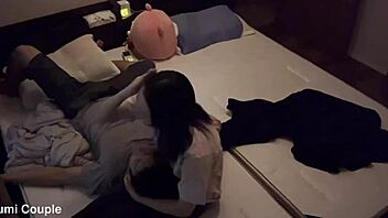 I feel so loved when he gives me knee pillow handjob and I make him cum massively