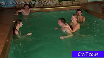 Hey, check out this fun pool party with Marushek, Gavrushek, Volo, Lileika, and Zdenka